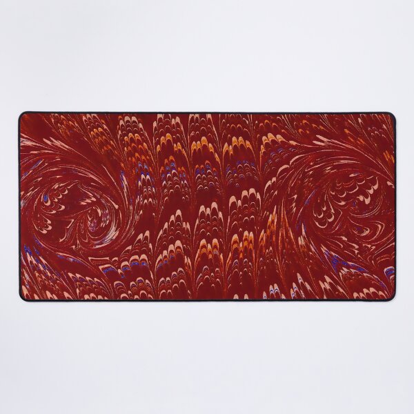 Item preview, Vintage Marbled Decorative Paper: Traditional Bookbinding Endpaper Design designed and sold by PinUpPizzazz.