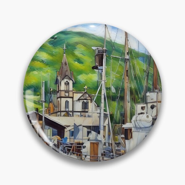 Item preview, Husavik Harbor, Iceland designed and sold by The Wandering Bookworm.