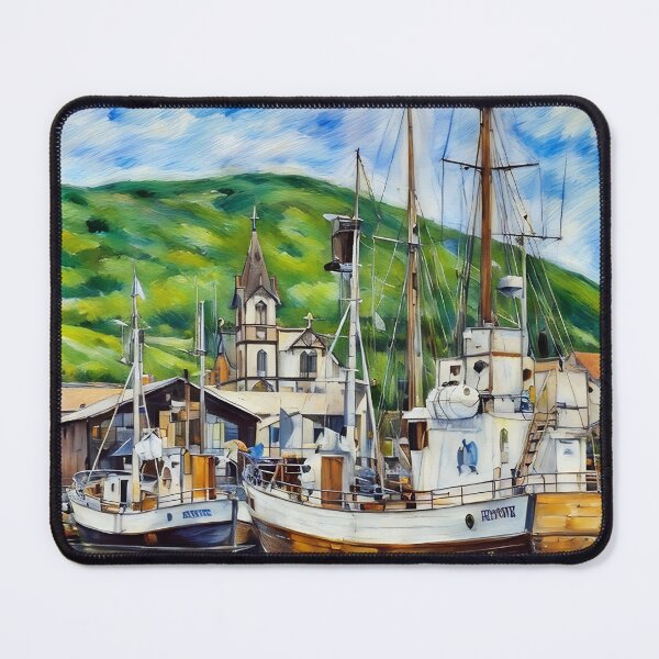 Item preview, Husavik Harbor, Iceland designed and sold by The Wandering Bookworm.