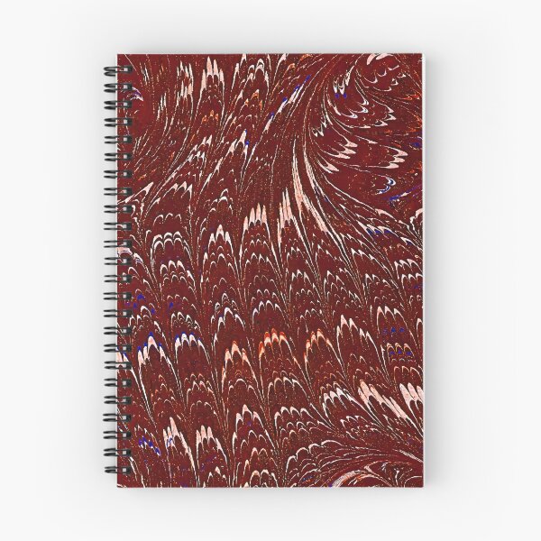 Item preview, Vintage Marbled Decorative Paper: Traditional Bookbinding Endpaper Design designed and sold by PinUpPizzazz.