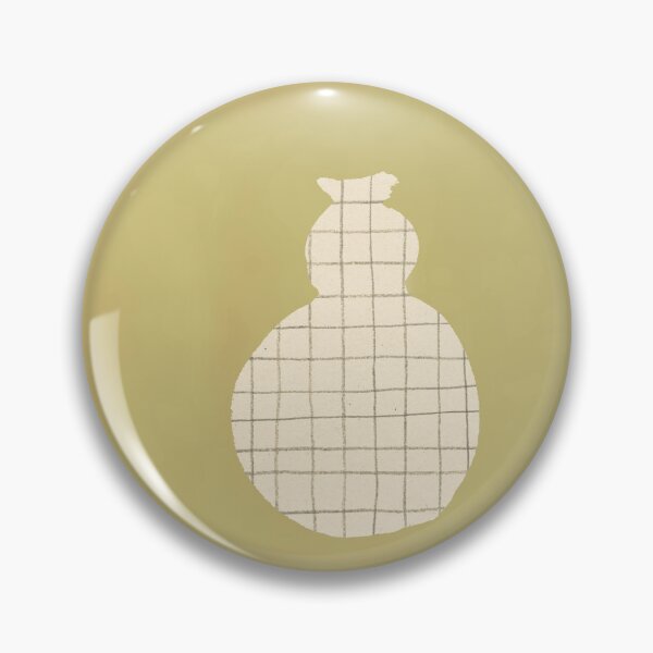 Item preview, Checkered vase silhouette on pale green paper designed and sold by WhalesWay.