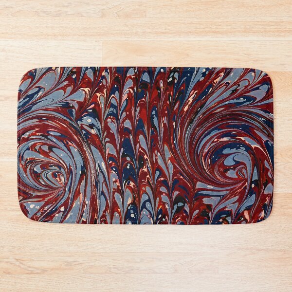 Item preview, Vintage Marbled Decorative Paper: Traditional Bookbinding Endpaper Design designed and sold by PinUpPizzazz.