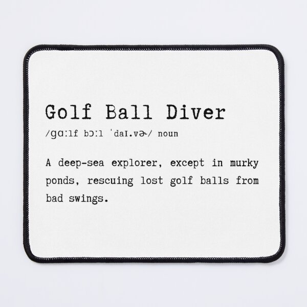 Item preview, Golf Ball Diver – Funny Job Definition Typography Design designed and sold by HasHs.