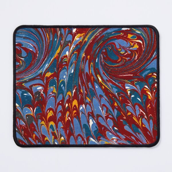 Item preview, Vintage Marbled Decorative Paper: Traditional Bookbinding Endpaper Design designed and sold by PinUpPizzazz.