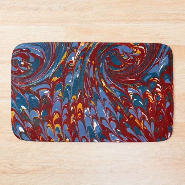 Item preview, Vintage Marbled Decorative Paper: Traditional Bookbinding Endpaper Design designed and sold by PinUpPizzazz.