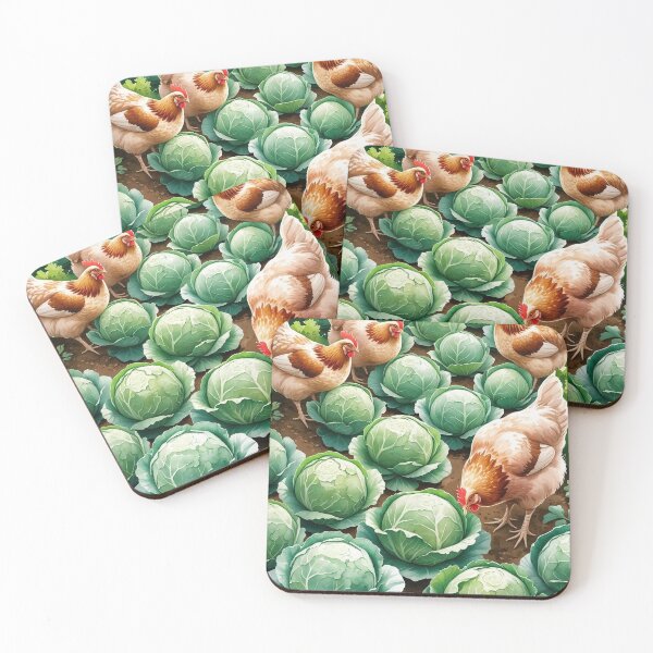 Item preview, Cabbage & Hens – Garden Gatherers designed and sold by Deezyned.