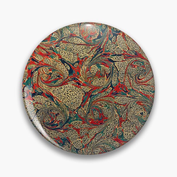 Item preview, Vintage Marbled Decorative Paper: Traditional Bookbinding Endpaper Design designed and sold by PinUpPizzazz.