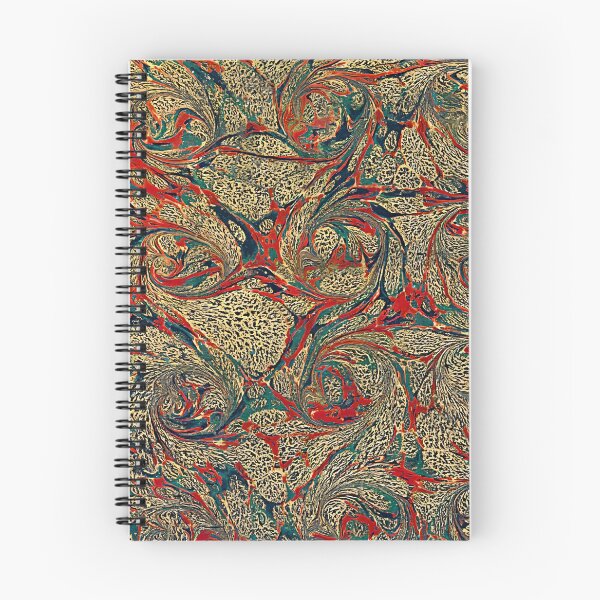 Item preview, Vintage Marbled Decorative Paper: Traditional Bookbinding Endpaper Design designed and sold by PinUpPizzazz.