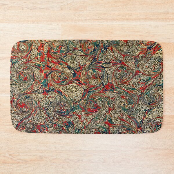 Item preview, Vintage Marbled Decorative Paper: Traditional Bookbinding Endpaper Design designed and sold by PinUpPizzazz.