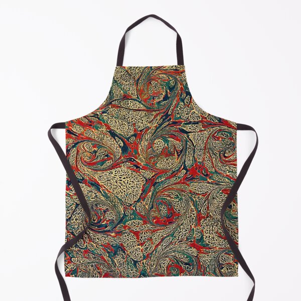 Item preview, Vintage Marbled Decorative Paper: Traditional Bookbinding Endpaper Design designed and sold by PinUpPizzazz.