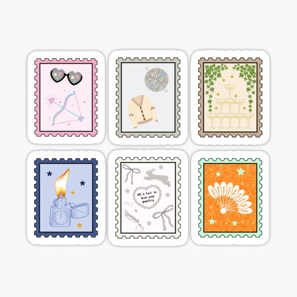 Item preview, Taylor Album Stamp Set B designed and sold by BySami246.