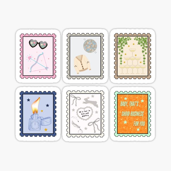 Aperçu de l'œuvre Ensemble de tampons Taylor Album B - Option 2 créée et vendue par BySami246.