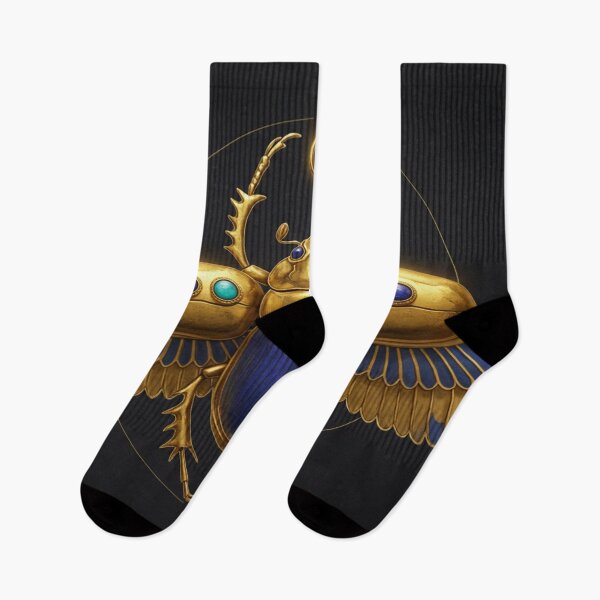 Item preview, Golden Winged Scarab – Ancient Egyptian Symbol of Rebirth designed and sold by KnzSHOPPING.