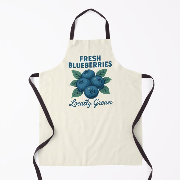 Item preview, Fresh Blueberries, Locally Grown, Vintage Fruit Advertisement, designed and sold by EstelleStar.