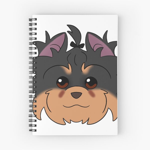 Item preview, Black Yorkie Light Brown Snout Brows Tear Stains designed and sold by OliRoseArt.
