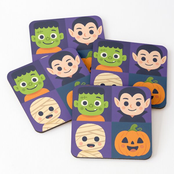Item preview, Cute Halloween Characters designed and sold by FestivityFinds.