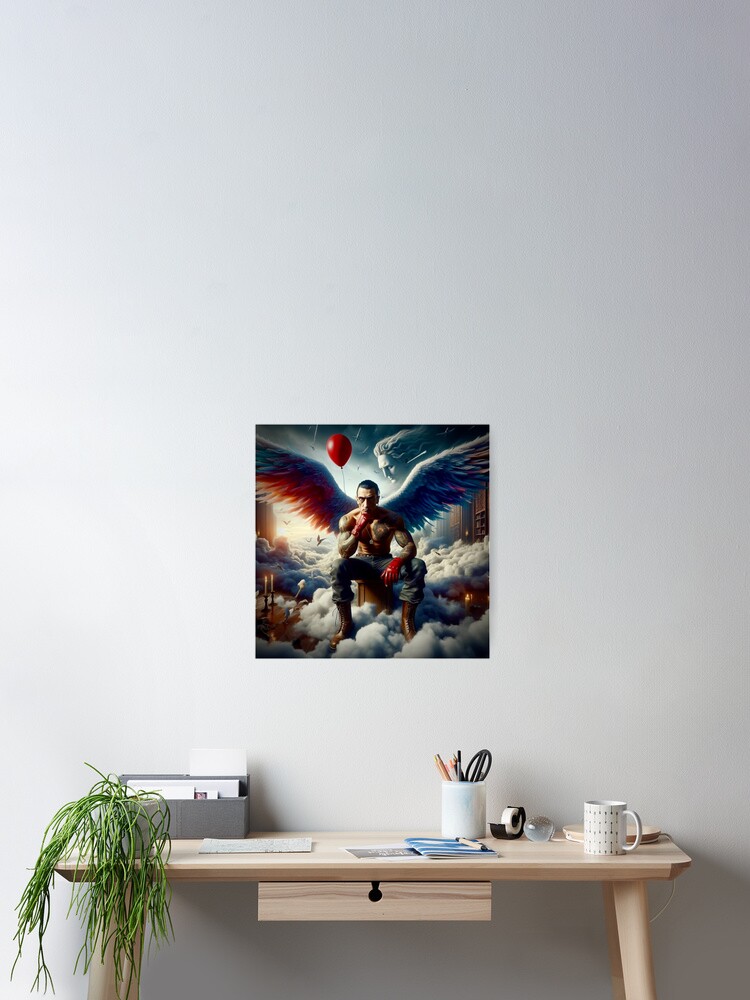 Thumbnail 2 of 3, Poster, Cosmic Angel designed and sold by SirDanielFirst.