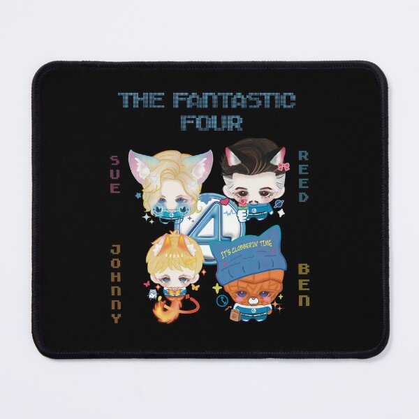 Item preview, The Fantastic Four fanart cute chibi designed and sold by LunaeLuck.
