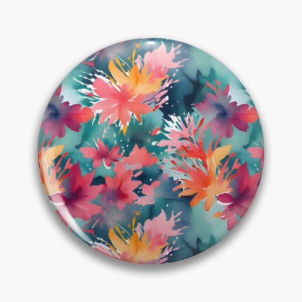 Item preview, Vibrant Floral Watercolor Seamless Pattern designed and sold by FestivityFinds.