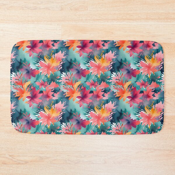 Item preview, Vibrant Floral Watercolor Seamless Pattern designed and sold by FestivityFinds.