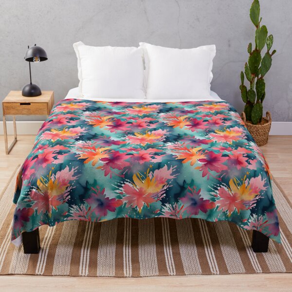Item preview, Vibrant Floral Watercolor Seamless Pattern designed and sold by FestivityFinds.