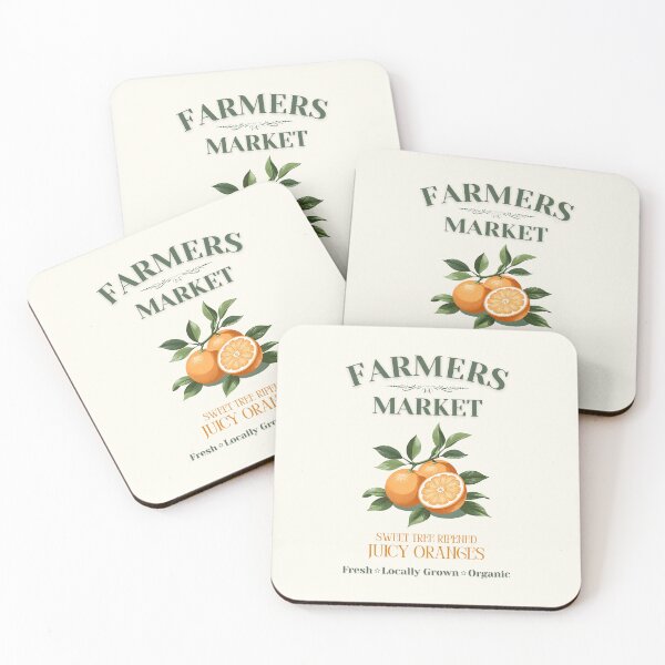 Item preview, Farmers Market Oranges designed and sold by Fee Fee Fay.