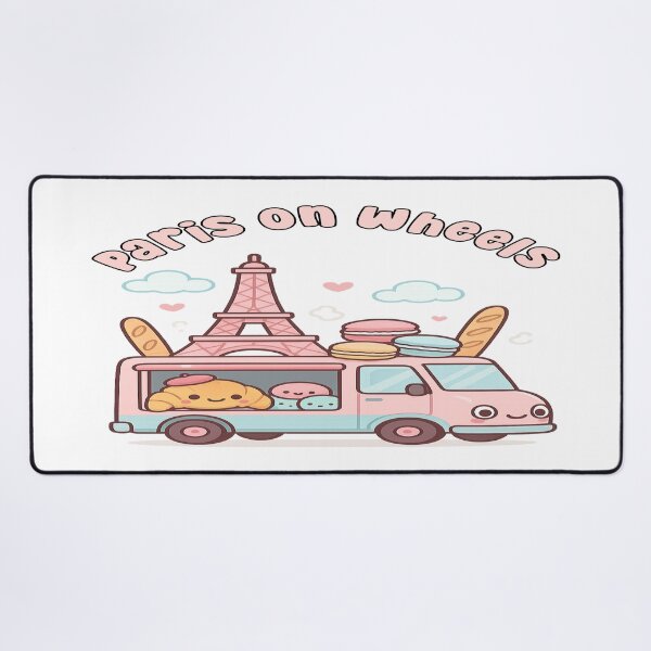 Item preview, Paris Croissant Kawaii Food Truck designed and sold by Globalcitytees.