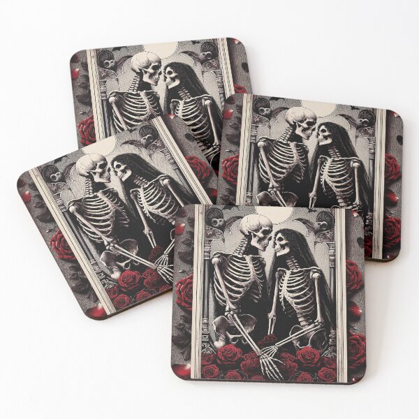 Item preview, The Skeleton Lovers designed and sold by WickedEyeArt.