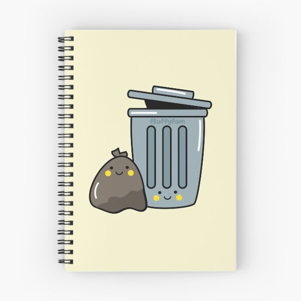 Item preview, Trash can and trash bag designed and sold by fluffyfamcraft.
