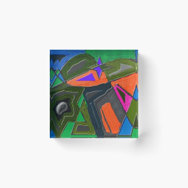 Item preview, Jumbled Dark Fluorescence Abstract designed and sold by SmashingDeals.