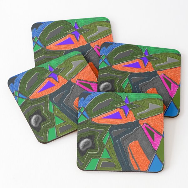 Item preview, Jumbled Dark Fluorescence Abstract designed and sold by SmashingDeals.