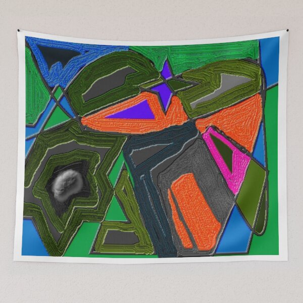Item preview, Jumbled Dark Fluorescence Abstract designed and sold by SmashingDeals.