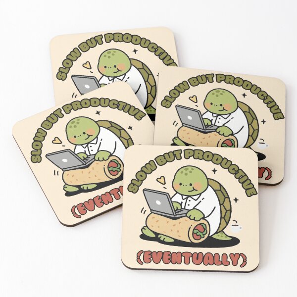 Item preview, Turtle - Slow but Productive (Eventually) designed and sold by staceyayesa.