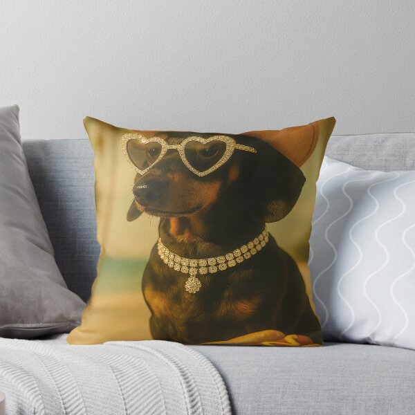 Item preview, funny cowboy dachshund, delicious hot dog designed and sold by Mauswohn.