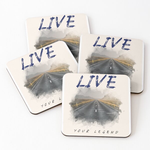 Item preview, Live Your Legend Inspirational Poster designed and sold by Mischief Designs.