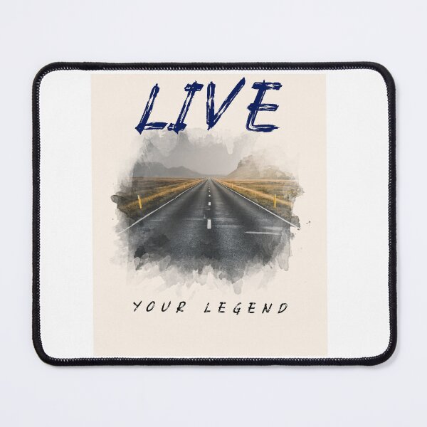 Item preview, Live Your Legend Inspirational Poster designed and sold by Mischief Designs.
