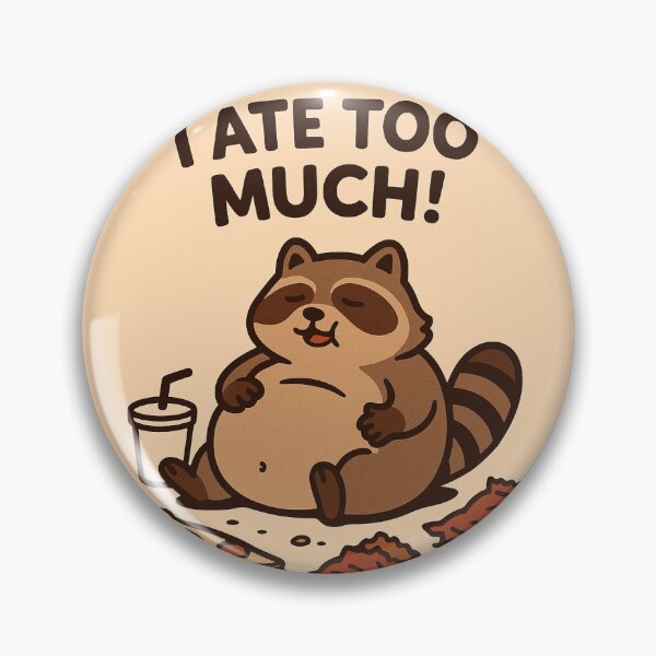 Item preview, I Ate Too Much! – Funny Creepycore Creature Art designed and sold by Strange Drip.