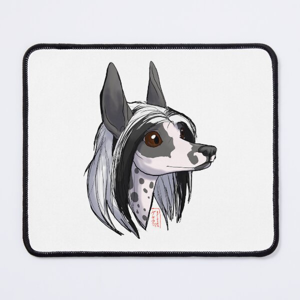 Item preview, Chinese Crested Hairless Slate and Pink designed and sold by Kekira.
