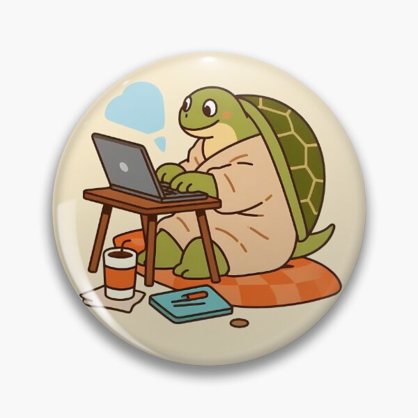 Item preview, Turtle - Slow but Productive (Eventually) designed and sold by staceyayesa.