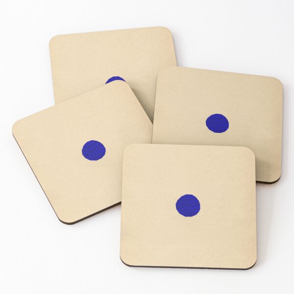 Item preview, Minimalist blue dot designed and sold by WhalesWay.