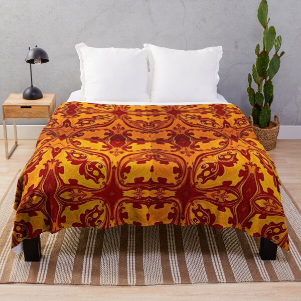 Item preview, Warm Floral Swirl Seamless Pattern designed and sold by FestivityFinds.