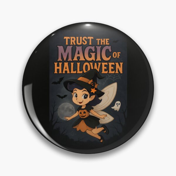 Item preview, Halloween Night with a Pumpkin-Dressed Witch and Radiant Moonlight designed and sold by SplashTastic.