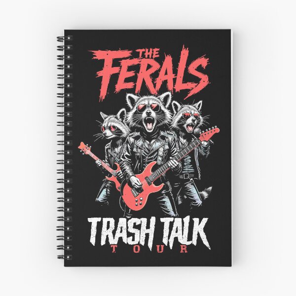 Item preview, Feral Raccoon Trash Talk Ferals Punk Band Funny Musician designed and sold by GrandeDuc.