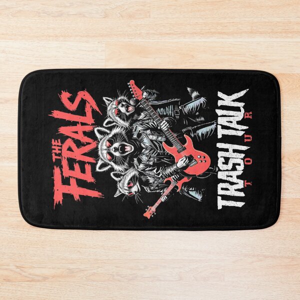 Item preview, Feral Raccoon Trash Talk Ferals Punk Band Funny Musician designed and sold by GrandeDuc.