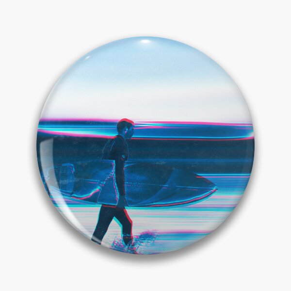 Item preview, Blue Surf - Surfer carrying board  designed and sold by Dyrk Wyst Redbubble Shop.