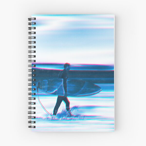 Item preview, Blue Surf - Surfer carrying board  designed and sold by Dyrk Wyst Redbubble Shop.
