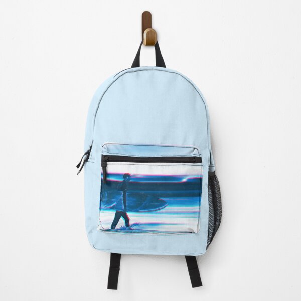 Item preview, Blue Surf - Surfer carrying board designed and sold by Dyrk Wyst Redbubble Shop.