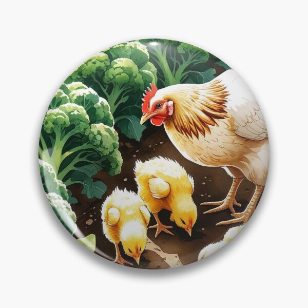 Item preview, Broccoli Beds – Hens in the Garden designed and sold by Deezyned.