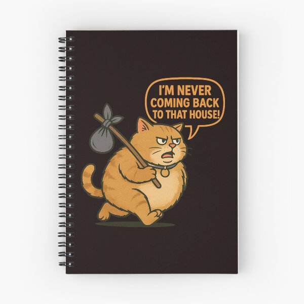 Item preview, Defiant Hefty Feline: I’m Never Coming Back! designed and sold by Tadeusz1.