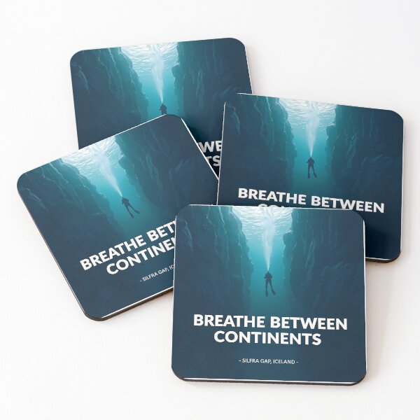 Item preview, Breathe Between Continents – Silfra Gap, Iceland (2) designed and sold by InkoraLab.